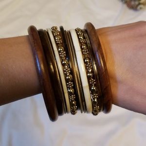 Bangle bracelet set
